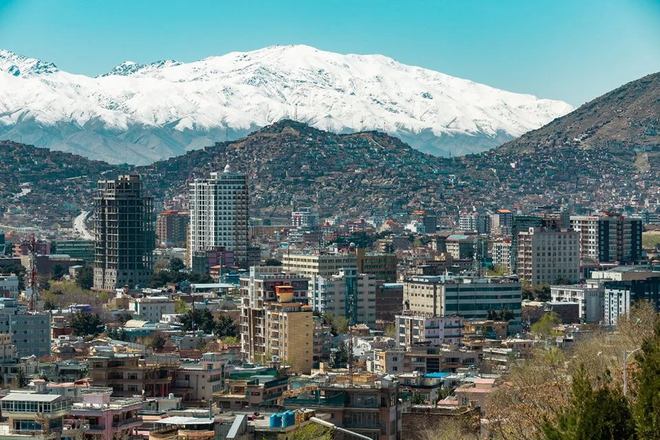 Kabul, with its surrounding mountains